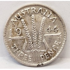 AUSTRALIA 1944 S . THREEPENCE